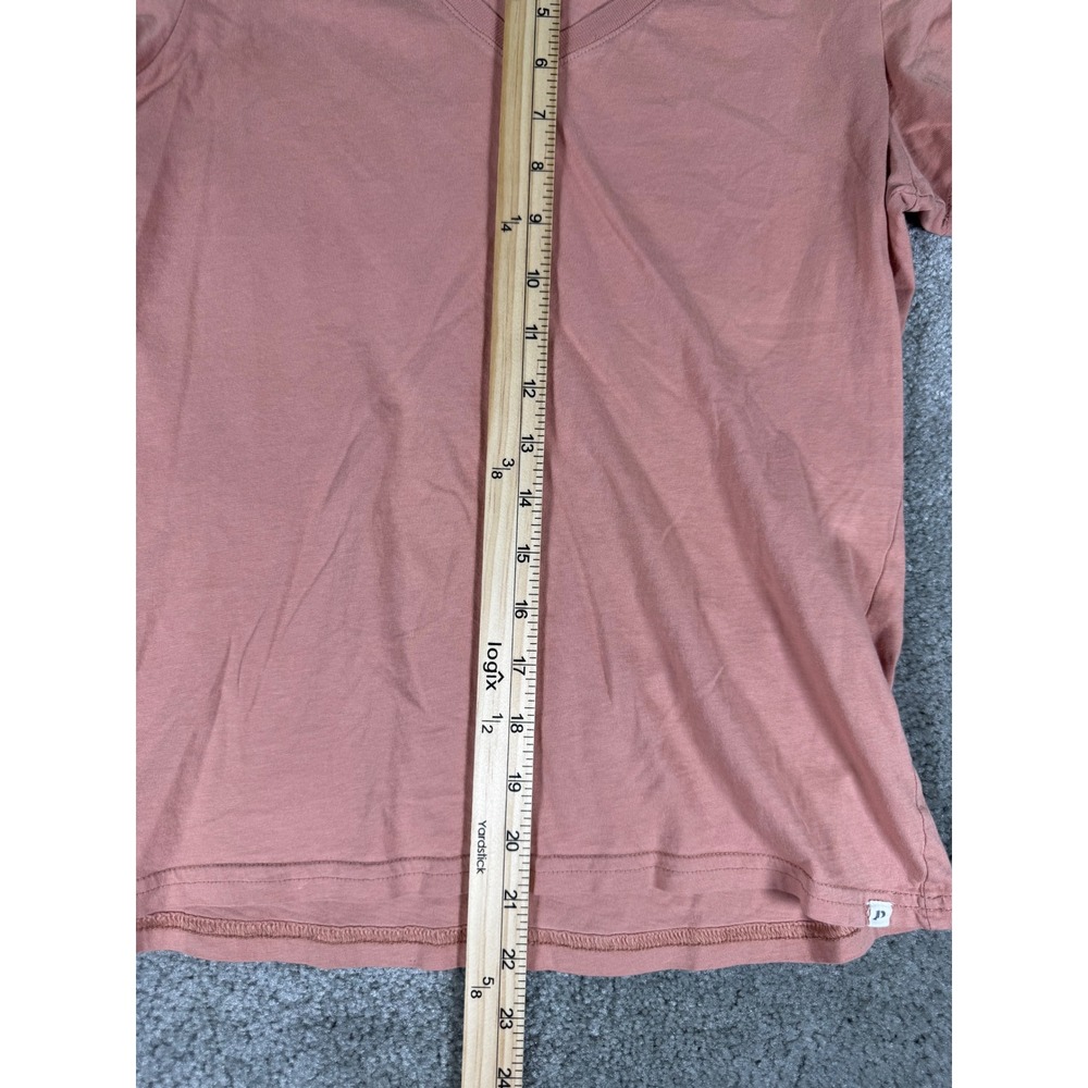 Pact Womens Organic Cotton V-Neck T-Shirt Terracotta Pink Short Sleeve XS - Picture 6 of 7
